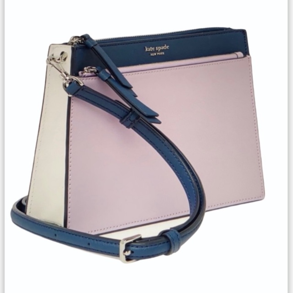 NWT Kate Spade Cameron Crossbody Lavender Navy